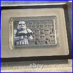 2020 Niue Star Wars Guards of the Empire Stormtrooper 1 oz. 999 Silver Bar Coin