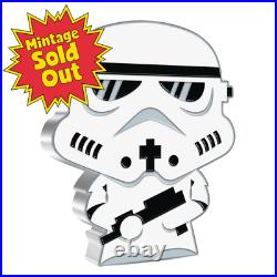 2020 Niue Star Wars STORMTROOPER CHIBI 1oz Silver Proof Coin SOLD OUT