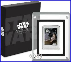 2020 STAR WARS A NEW HOPE POSTER 1 oz Pure Silver Coin NZ MINT NIUE