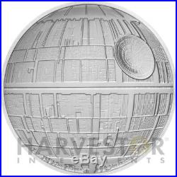 2020 Star Wars Death Star 1 Oz. Silver Coin With Ogp Coa Mintage 5000