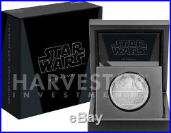 2020 Star Wars Death Star 1 Oz. Silver Coin With Ogp Coa Mintage 5000