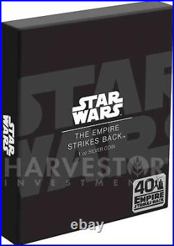 2020 Star Wars Empire Strikes Back 40th Anniversary Poster Coin 1 Oz. Silver
