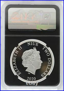 2020 Steamboat Willie 1 oz Silver Proof Coin NGC PF70 Niue $2 Disney JK376