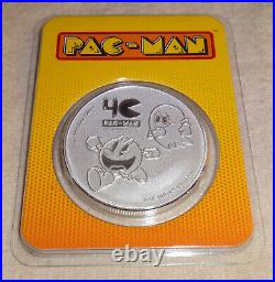 2020 TEP Colorized & Reg Niue 1oz Silver Pac-Man 40th Anniversary Coins