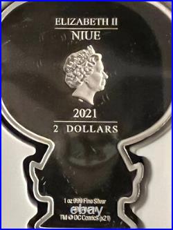 2021 1oz. 999 FINE SILVER COLORIZED PROOF COIN. DC/WB -AQUAMAN 2021 1oz. 999 FINE SILVER COLORIZED PROOF COIN. DC/WB -AQUAMAN
