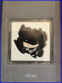 2021 1oz. 999 FINE SILVER. NIUE COIN. BATMAN FLYING. With OGP and COA