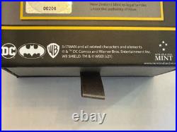 2021 1oz. 999 FINE SILVER. NIUE COIN. BATMAN FLYING. With OGP and COA