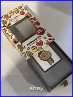 2021 1oz. 999 Fine Silver NIUE COIN. CHRISTMAS 2021. GINGERBREAD MAN. OGP+COA