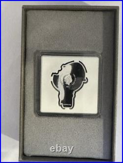 2021 1oz. 999 Fine Silver NIUE COIN. CHRISTMAS 2021. GINGERBREAD MAN. OGP+COA