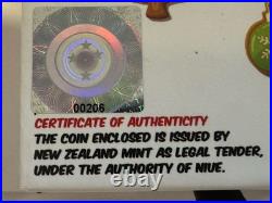 2021 1oz. 999 Fine Silver NIUE COIN. CHRISTMAS 2021. GINGERBREAD MAN. OGP+COA