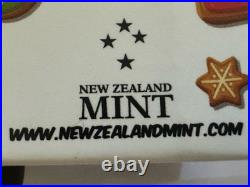 2021 1oz. 999 Fine Silver NIUE COIN. CHRISTMAS 2021. GINGERBREAD MAN. OGP+COA