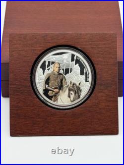 2021 $2 Niue Lord of the Rings Legolas 1oz Silver Coin Colorized Rare Limited