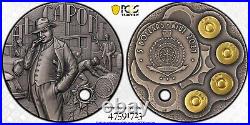 2021 Al Capone Niue 2oz. 999 Gangsters PCGS MS70 Top Pop Of Only 1 Finest Known
