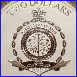 2021 Baby Yoda Grogu Star Wars 1 oz. 999 Silver BU Round Disney $2 coin NEW