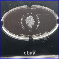 2021 Batman Logo DC Comics Fine Silver Coin With Box NGC PF70 ULTRACAMEO NIUE $2 2021 Batman Logo DC Comics Fine Silver Coin With Box NGC PF70 ULTRACAMEO NIUE $2
