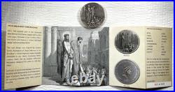2021 Biblical Series Jesus Delivered to be Crucified Niue 2 oz Silver Coin