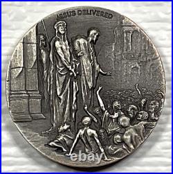 2021 Biblical Series Jesus Delivered to be Crucified Niue 2 oz Silver Coin 2021 Biblical Series Jesus Delivered to be Crucified Niue 2 oz Silver Coin