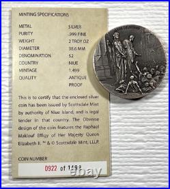 2021 Biblical Series Jesus Delivered to be Crucified Niue 2 oz Silver Coin 2021 Biblical Series Jesus Delivered to be Crucified Niue 2 oz Silver Coin