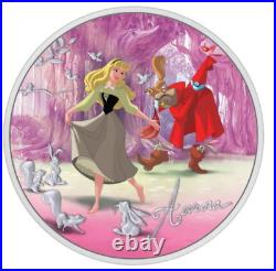 2021 Disney Princess Aurora Sleeping Beauty 1 oz. 999 proof coin OGP