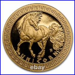 2021 Niue 1/10 oz Gold Proof Mythical Creatures Unicorn SKU#231981