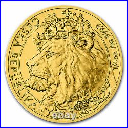 2021 Niue 1/4 oz Gold Czech Lion BU SKU#228140