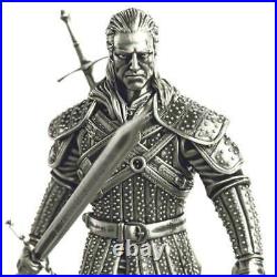 2021 Niue 1 Kg Witcher Book Series White Wolf Statue Silver Coin