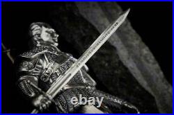 2021 Niue 1 Kg Witcher Book Series White Wolf Statue Silver Coin
