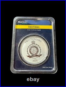 2021 Niue 1 oz. 999 Silver The Mandalorian Coin PCGS FirstStrike APMEX Slab