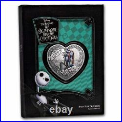 2021 Niue 1 oz Ag $2 Nightmare Before Christmas Love is Eternal SKU#229933