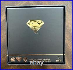 2021 Niue 1 oz DC Comics Superman Shield Shaped Silver Coin With Box & COA