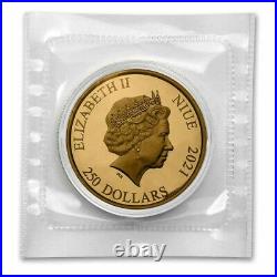 2021 Niue 1 oz Gold $250 Jurassic World BU Coin SKU#232012