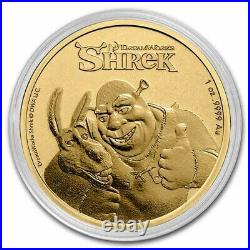 2021 Niue 1 oz Gold $250 Shrek 20th Anniversary BU SKU#237000