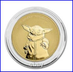2021 Niue 1 oz Gold $250 Star Wars Grogu baby yoda coin only 250 minted RARE