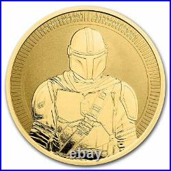 2021 Niue 1 oz Gold $250 Star Wars The Mandalorian Coin SKU#236211