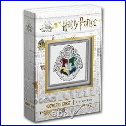 2021 Niue 1 oz Silver $2 Harry Potter Hogwarts Crest Shaped Coin SKU#234996