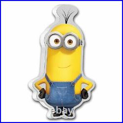 2021 Niue 1 oz Silver $2 Minion Made Kevin Shaped Coin SKU#236180