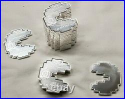 2021 Niue 1 oz Silver $2 PAC-MANT Shaped PAC-STACK Stackable Full Roll 20 Coins