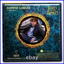 2021 Niue 1 oz Silver $2 The Lord of the Rings Samwise Gamgee SKU#244377