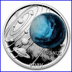 2021 Niue 1 oz Silver Proof Solar System (Uranus) SKU#235512