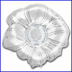 2021 Niue 1 oz Silver Prooflike Enchanting Peony Shaped Coin SKU#234657