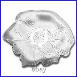 2021 Niue 1 oz Silver Prooflike Enchanting Peony Shaped Coin SKU#234657