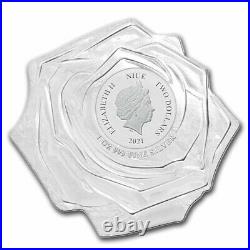 2021 Niue 1 oz Silver Prooflike Enchanting Rose Shaped Coin SKU#220160