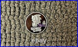 2021 Niue 1 oz Silver Sonic the Hedgehog 30th Anniversary Proof (300 Mintage)