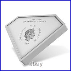 2021 Niue 1 oz Superman Shield Shaped Silver Coin (withBox & COA)