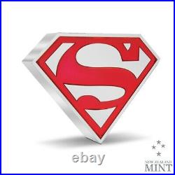 2021 Niue $2 DC Comics Superman Shield Logo 1 oz Silver Proof Coin 5,000 Made
