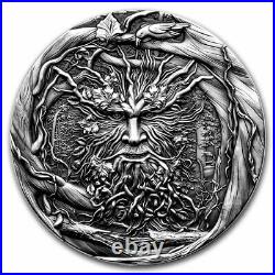 2021 Niue 2 oz Antique Silver The Spirit Of The Forest SKU#242279