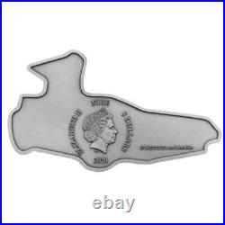 2021 Niue 2 oz Silver $5 Back to the Future Delorean Time Machine- mintage 888 2021 Niue 2 oz Silver $5 Back to the Future Delorean Time Machine- mintage 888