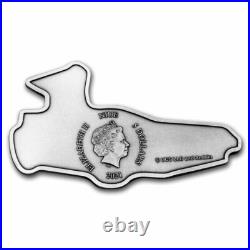2021 Niue 2 oz Silver $5 Back to the Future Delorean Time Machine- mintage 888 2021 Niue 2 oz Silver $5 Back to the Future Delorean Time Machine- mintage 888