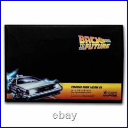 2021 Niue 2 oz Silver $5 Back to the Future Delorean Time Machine- mintage 888 2021 Niue 2 oz Silver $5 Back to the Future Delorean Time Machine- mintage 888