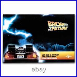 2021 Niue 2 oz Silver $5 Back to the Future Delorean Time Machine- mintage 888 2021 Niue 2 oz Silver $5 Back to the Future Delorean Time Machine- mintage 888